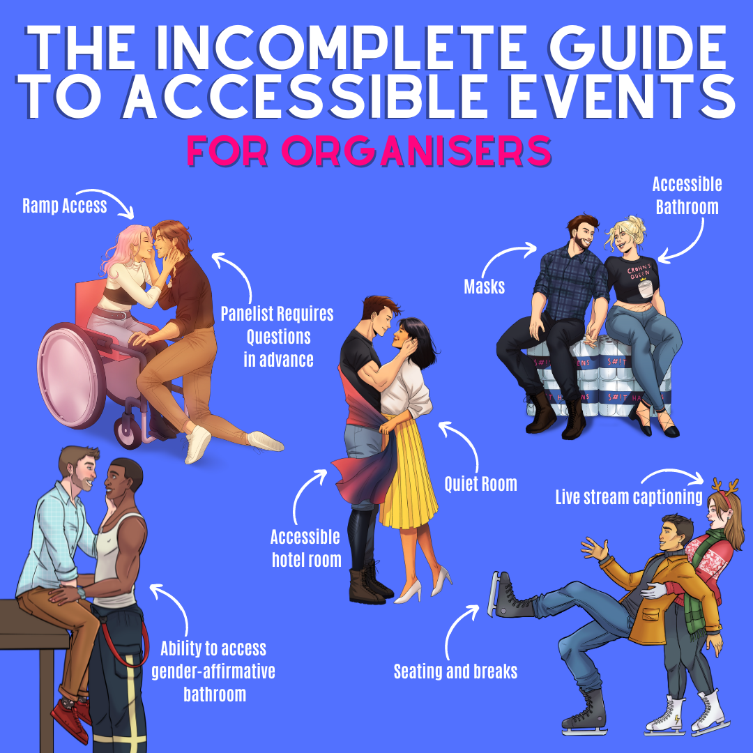 The Incomplete Guide to Accessible Book Events for Organisers
