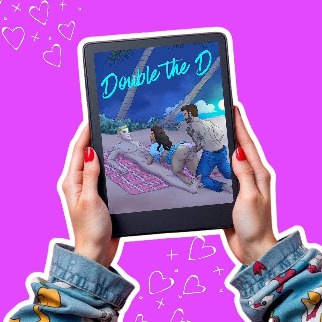 Double The D Steamy Small Town Why Choose Throuple Romance | EBOOK eBook Evie Mitchell.