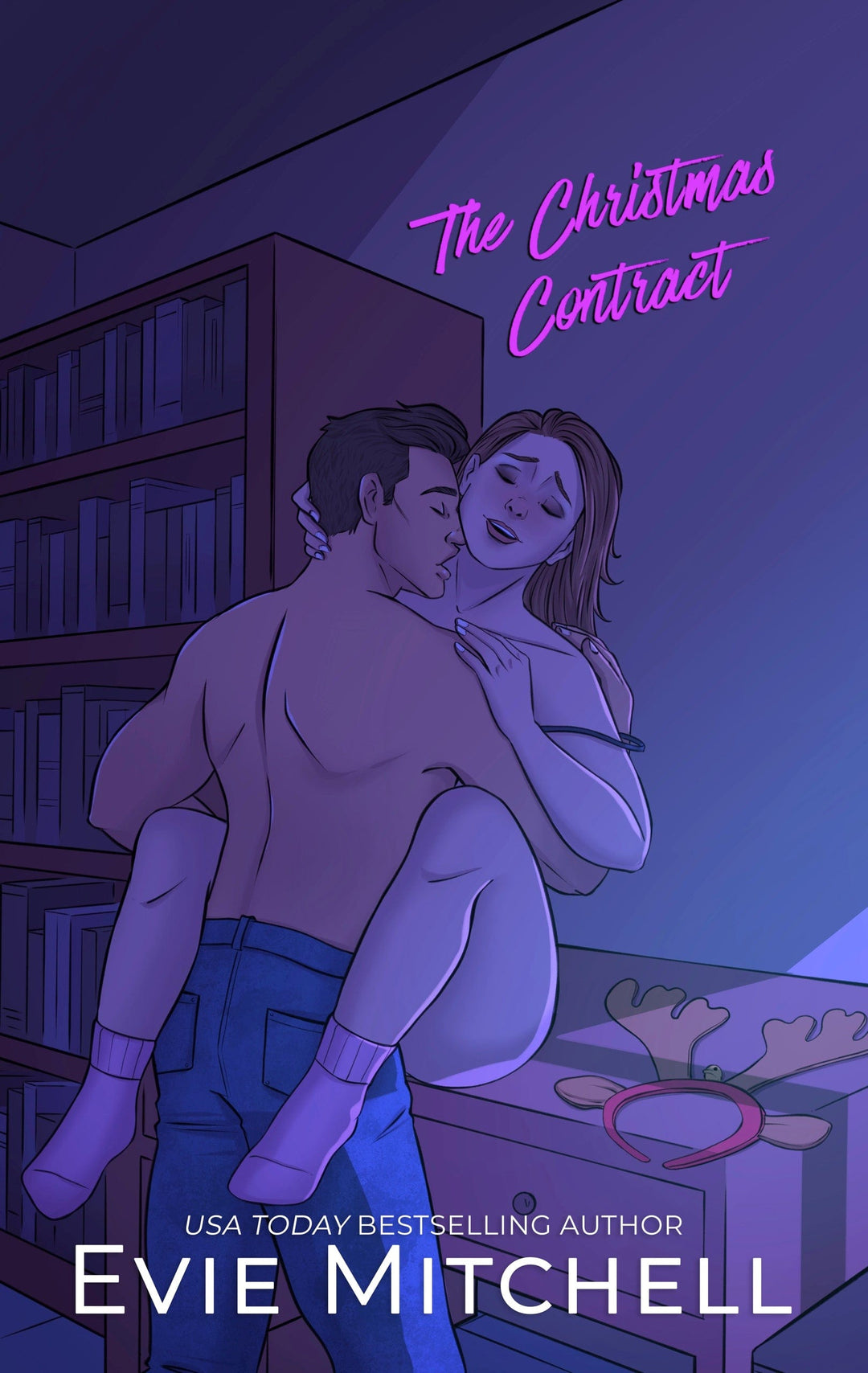 Evie Mitchell eBook NSFW Cover The Christmas Contract (EBOOK)