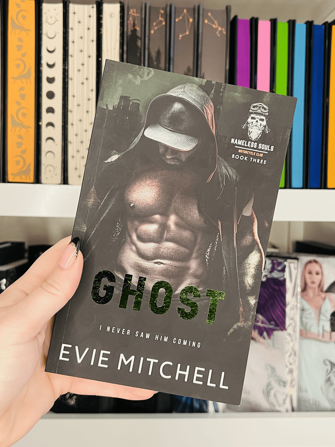 Evie Mitchell Paperback Foil Cover Ghost (Paperback SIGNED)