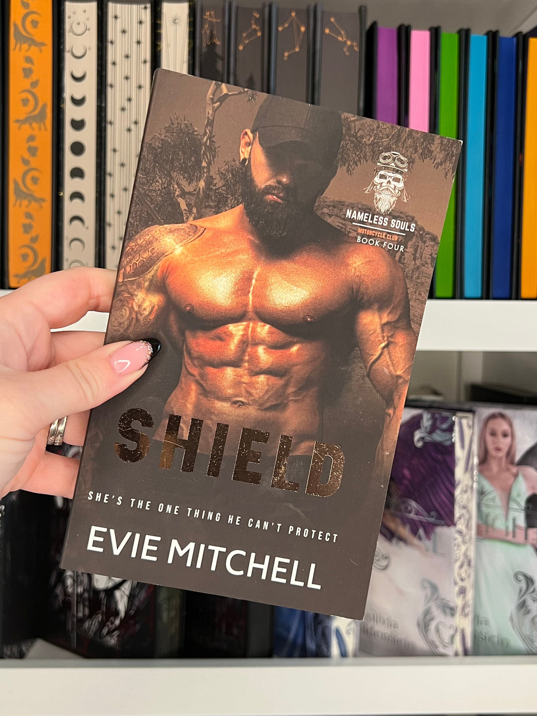 Evie Mitchell Paperback Foil Cover Shield (Paperback SIGNED)