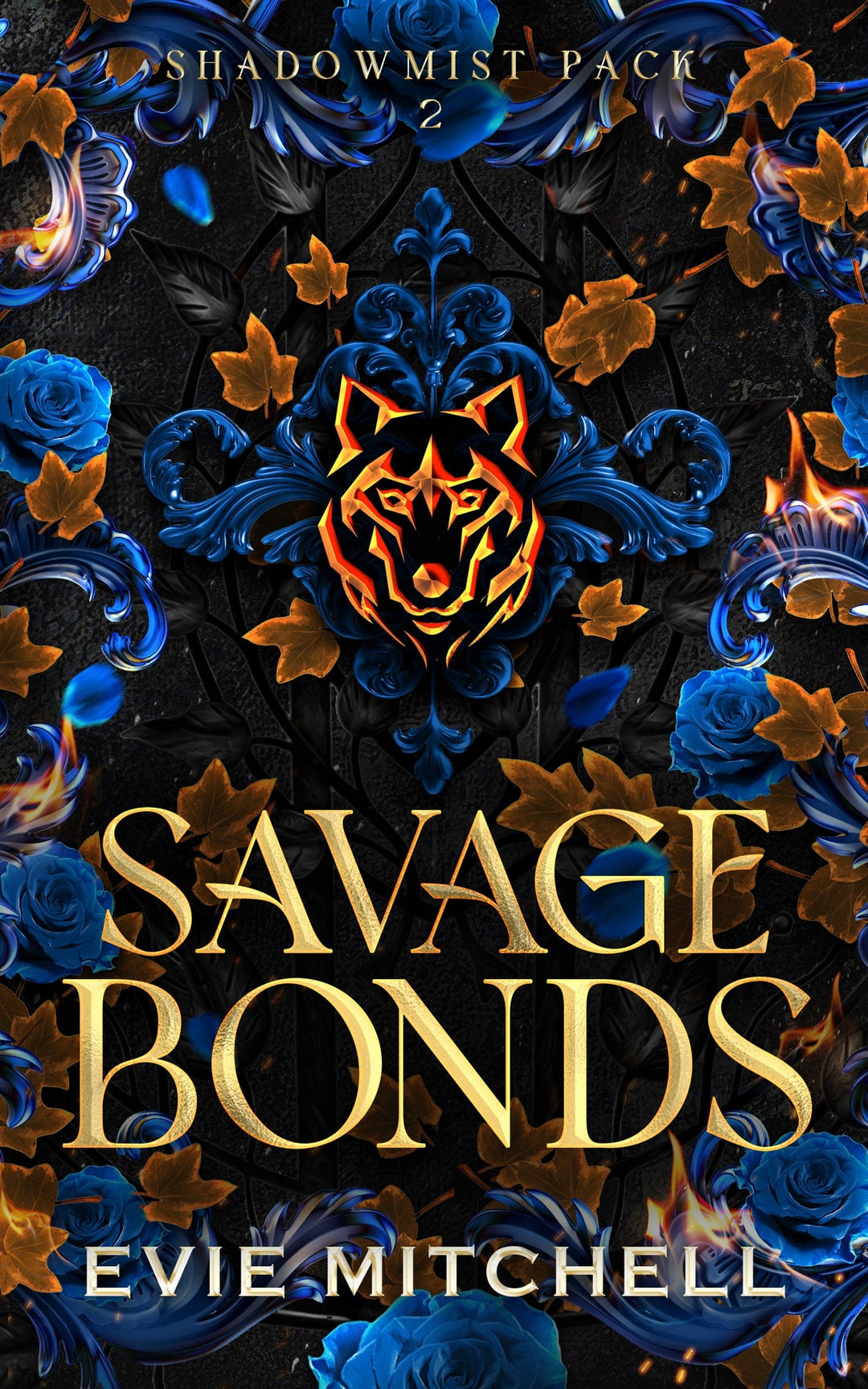 Evie Mitchell Paperback Savage Bonds | A Fated Mates Wolf Shifter Romance | PAPERBACK