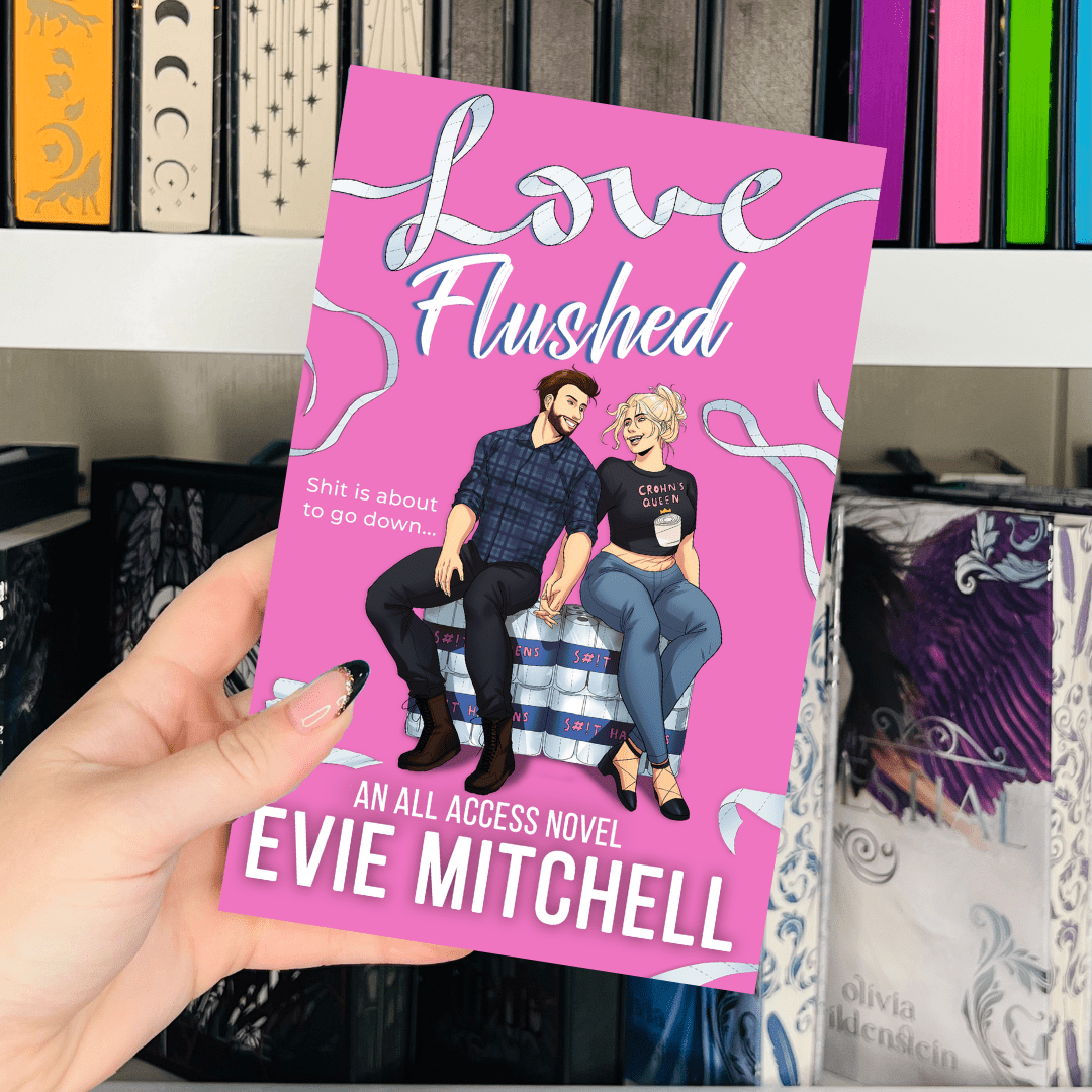 Evie Mitchell Paperback SFW Cover Love Flushed (Paperback SIGNED)