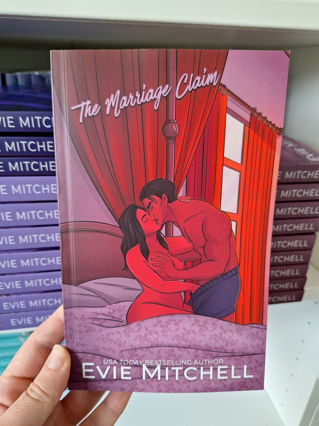 Evie Mitchell Paperback Steamy The Marriage Claim / Silent Knight (Paperback SIGNED)