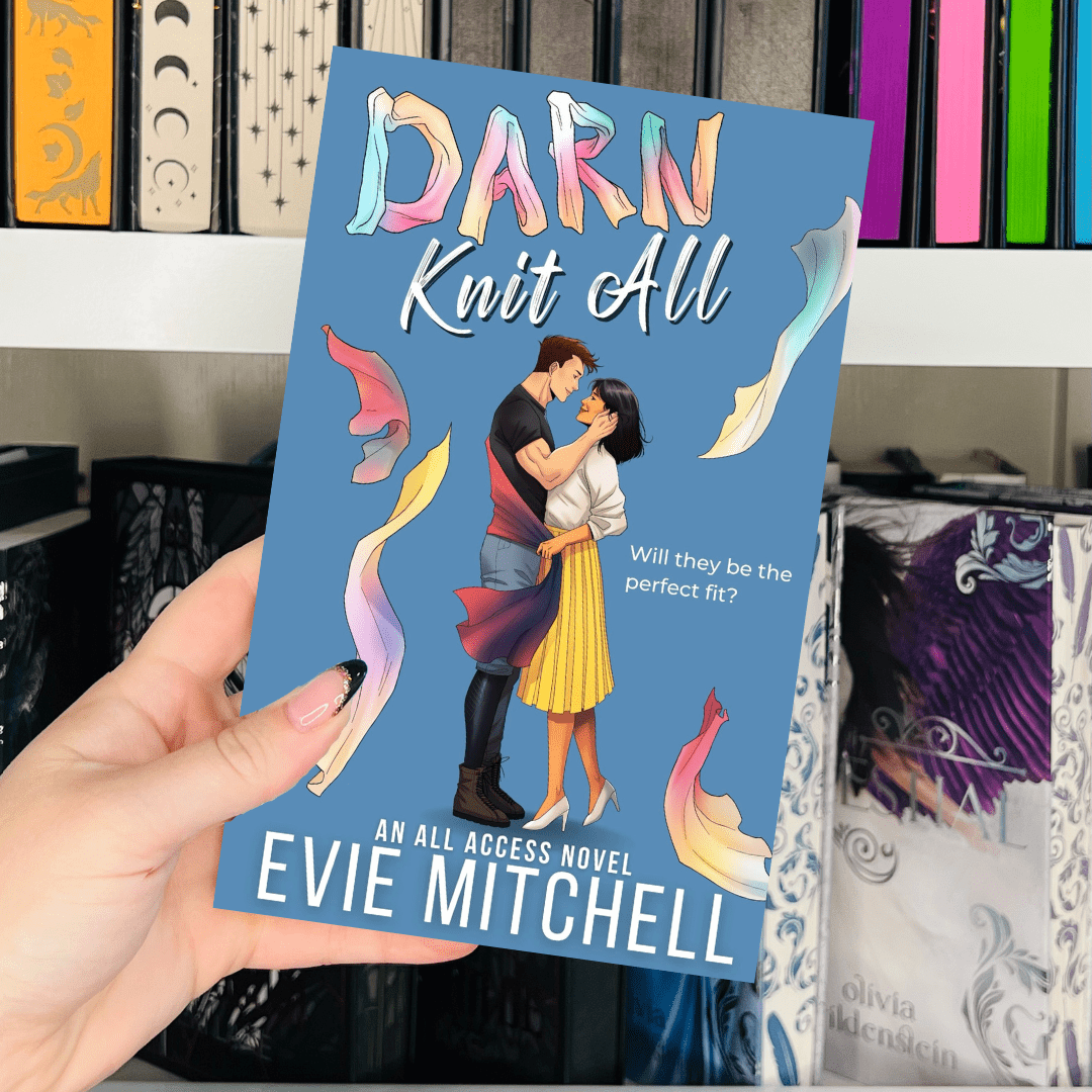 Evie Mitchell Paperback Sweet Cover Darn Knit All (PAPERBACK SIGNED)