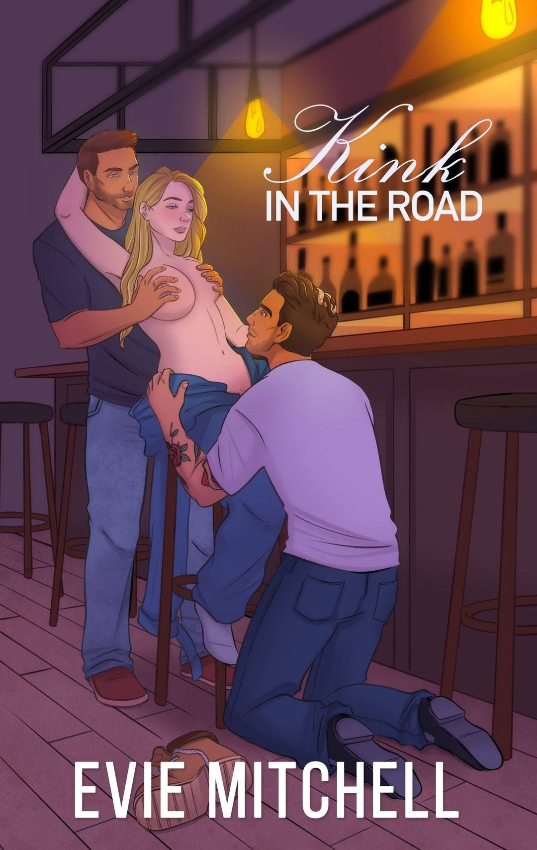 Kink in the Road | Small Town Why Choose Throuple Steamy Romance | Paperback - Evie Mitchell - eBook