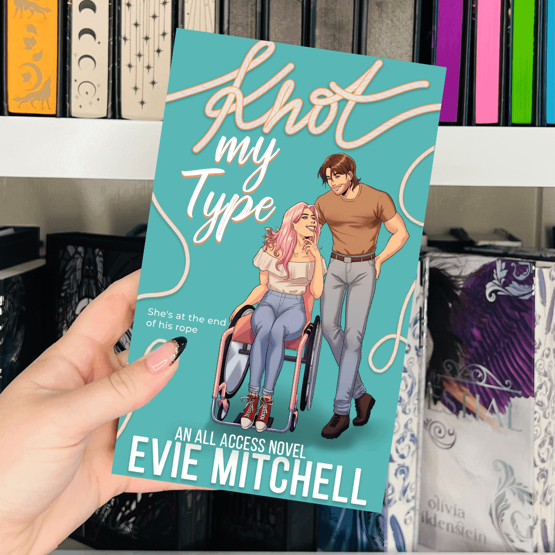 Knot My Type | Inclusive Disability Steamy Romance | Paperback - Evie Mitchell - Paperback