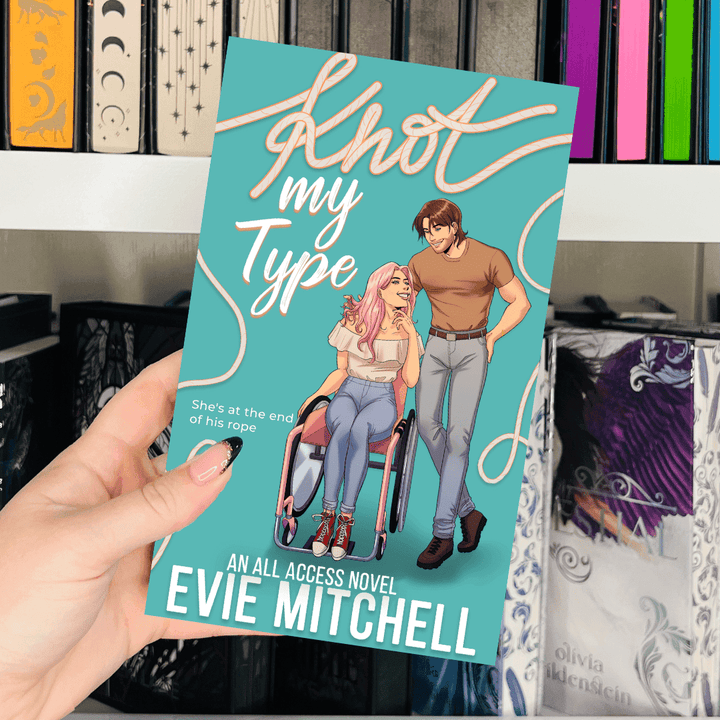 Knot My Type | Inclusive Disability Steamy Romance | Paperback - Evie Mitchell - Paperback