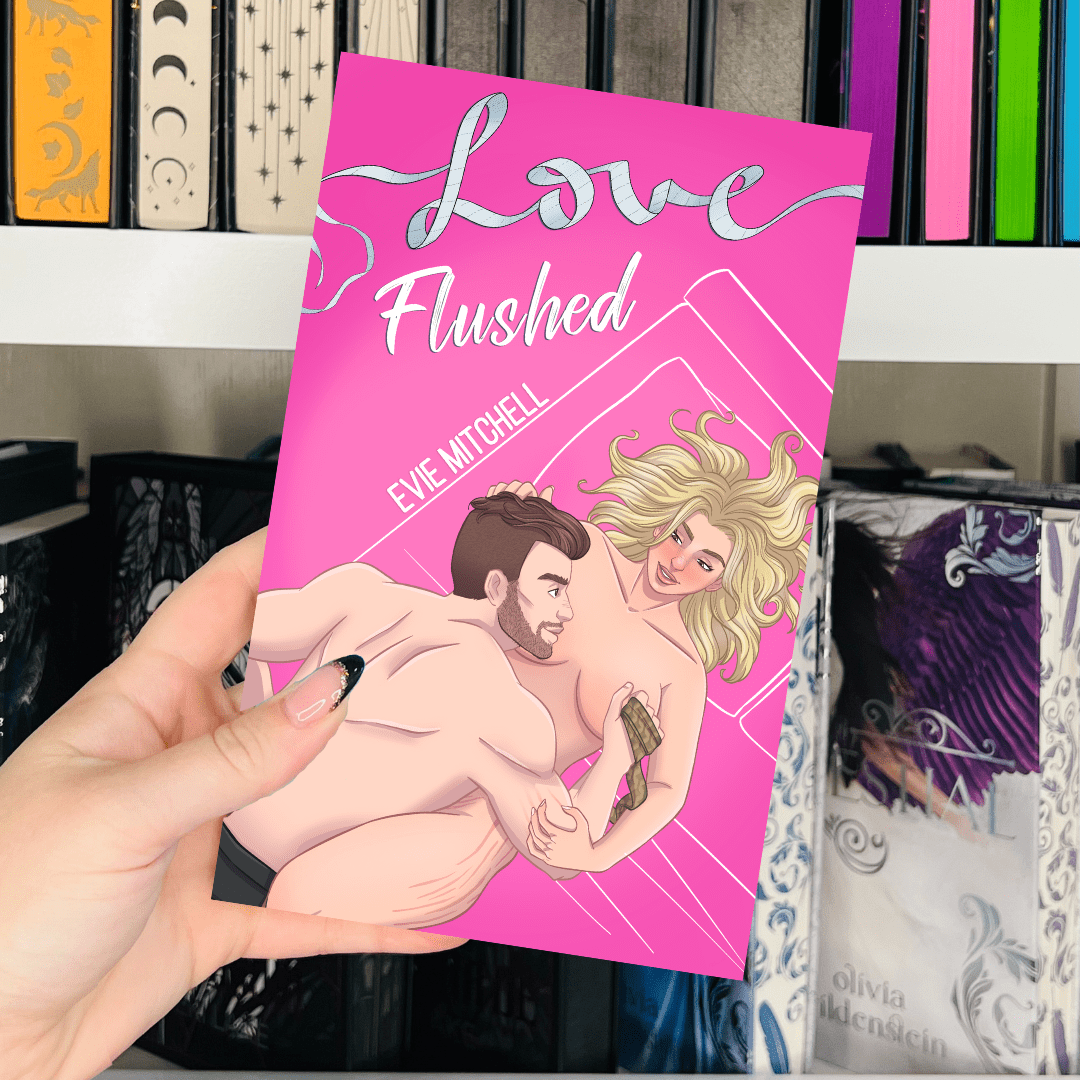 Love Flushed | A Disability Chronic Illness Small Town Romance | PAPERBACK | NSFW Cover - Evie Mitchell - Paperback