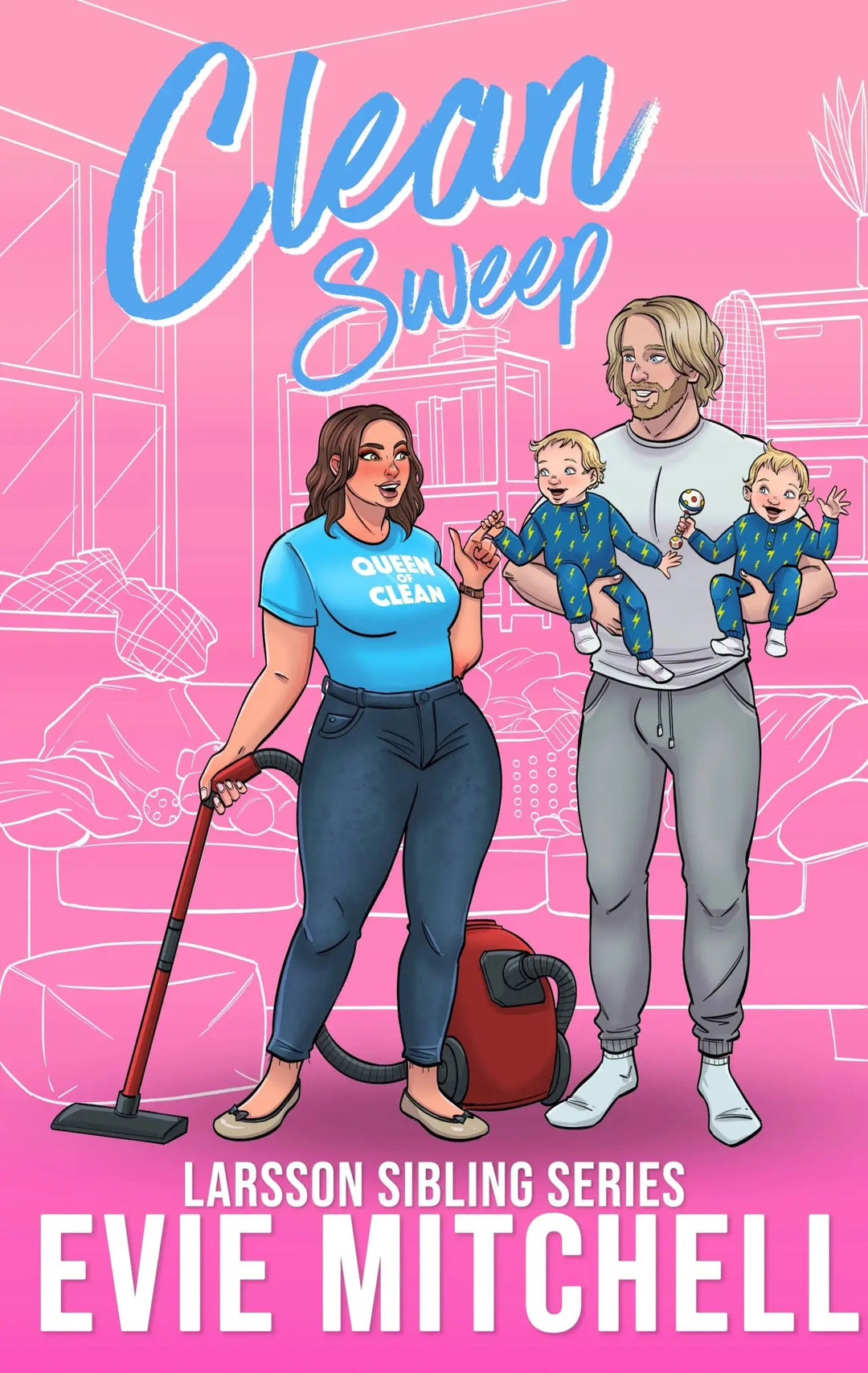 Clean Sweep | Small Town Plus Size Romance | Paperback - Evie Mitchell - Paperback