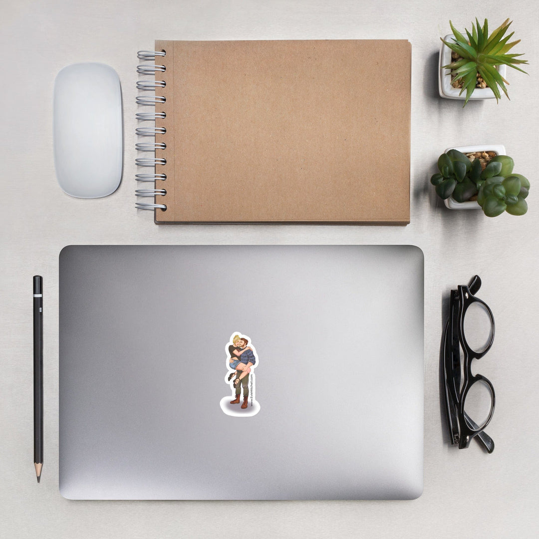 Evie Mitchell 5.5″×5.5″ Annie and Linc Stickers