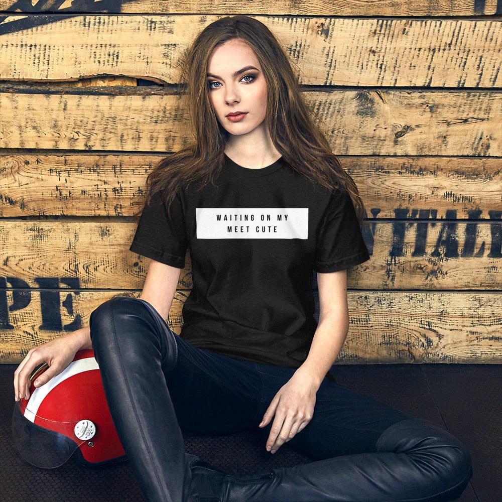 Evie Mitchell Black Heather / XS Waiting on my Meet Cute - T-Shirt