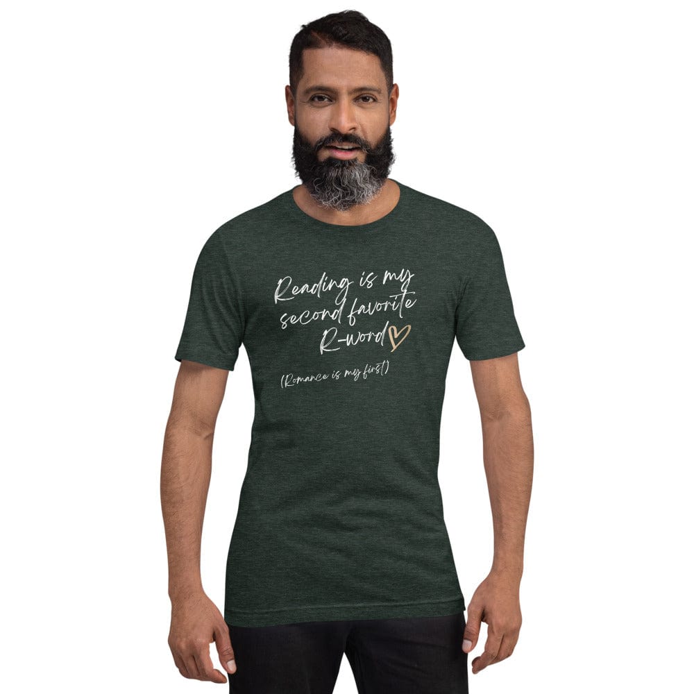 Evie Mitchell Heather Forest / S Reading is my second Favorite R-Word - USA Spelling - T-Shirts