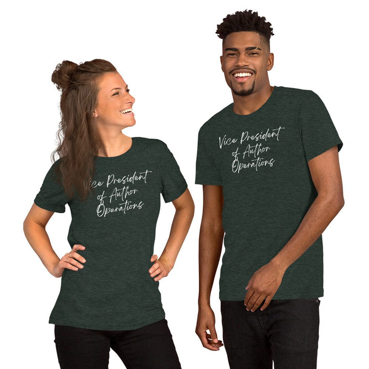 Evie Mitchell Heather Forest / S Vice President of Author Operations - T-Shirt