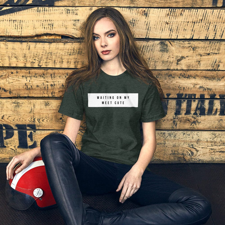 Evie Mitchell Heather Forest / S Waiting on my Meet Cute - T-Shirt