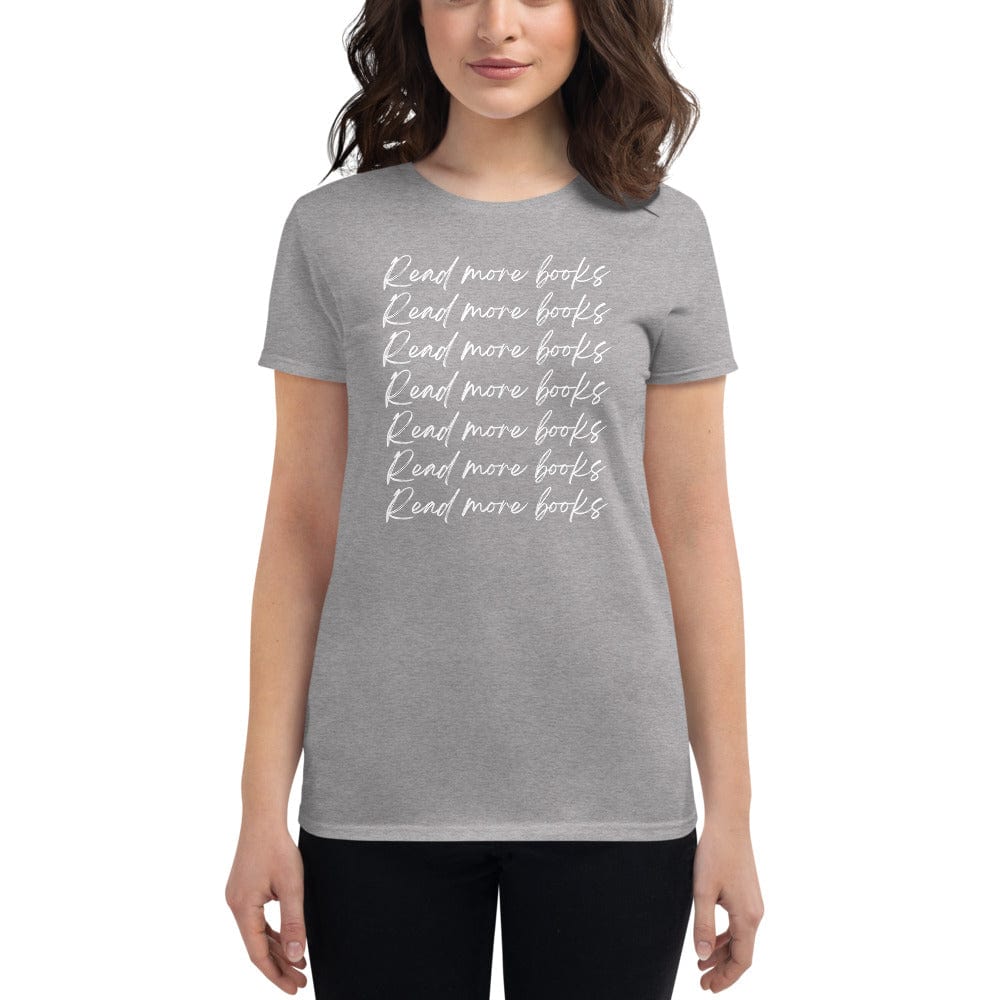 Evie Mitchell Heather Grey / S Read More Books - T-shirt