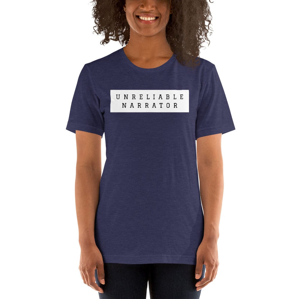 Evie Mitchell Heather Midnight Navy / XS Unreliable Narrator - T-Shirt