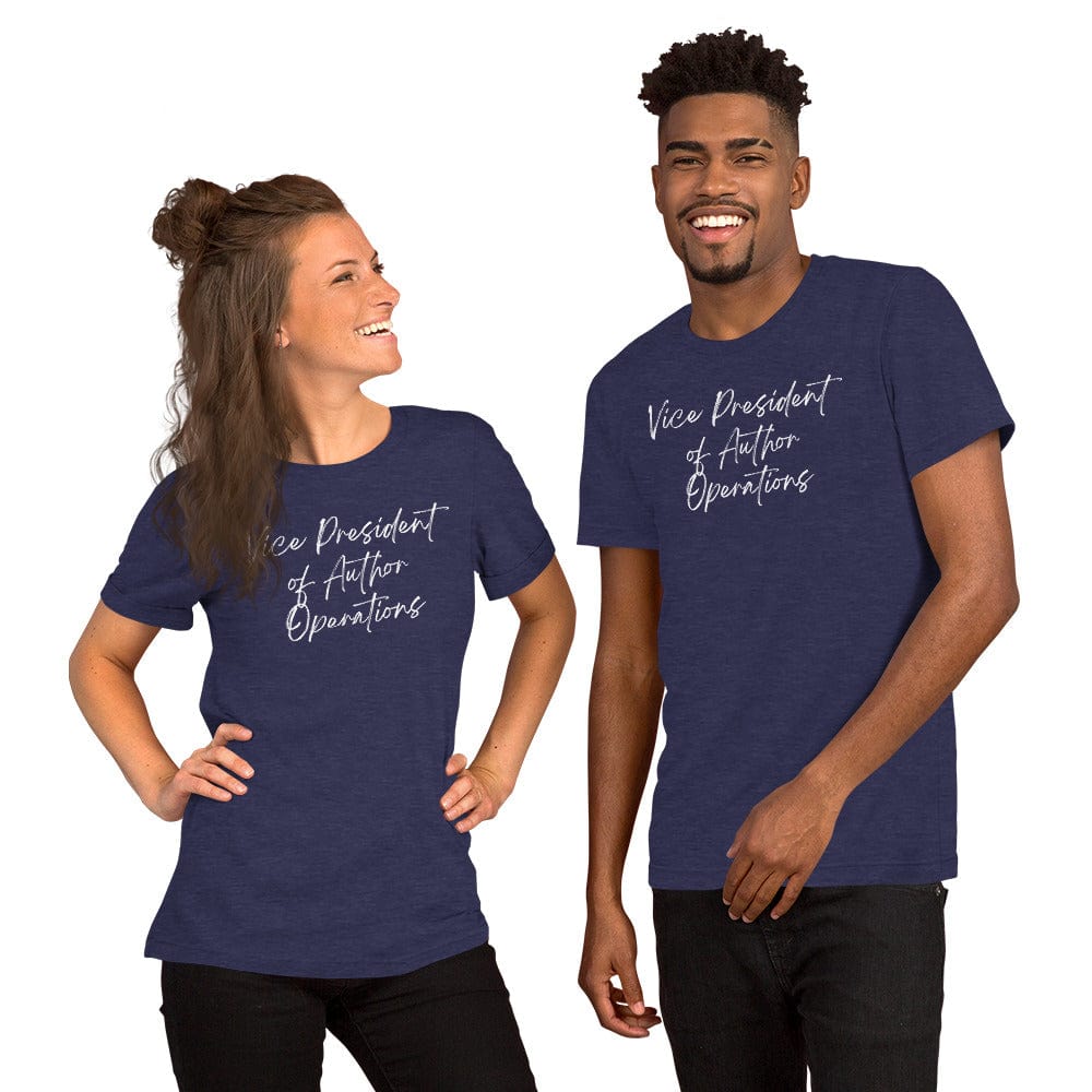 Evie Mitchell Heather Midnight Navy / XS Vice President of Author Operations - T-Shirt
