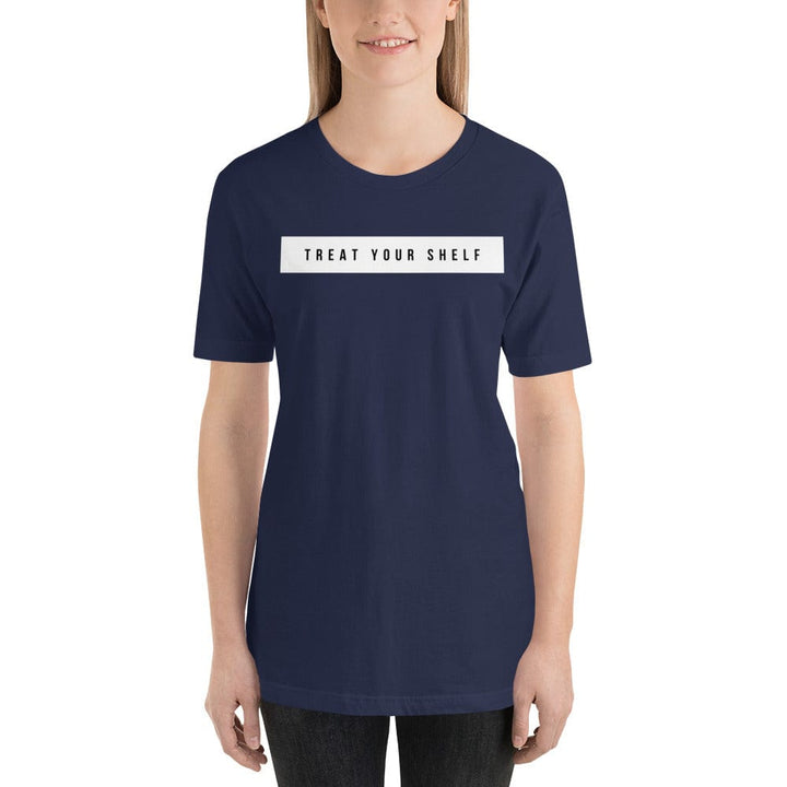 Evie Mitchell Navy / XS Treat Your Shelf - T-Shirt