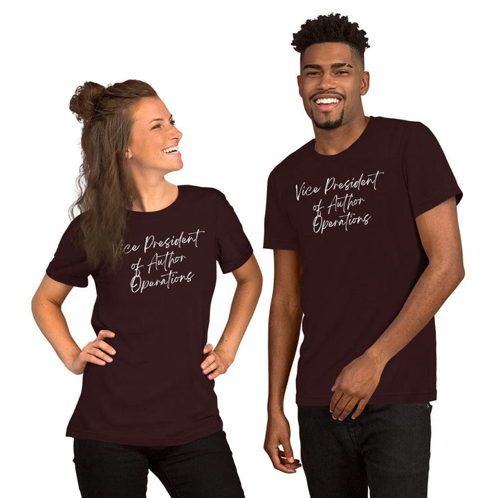 Evie Mitchell Oxblood Black / S Vice President of Author Operations - T-Shirt