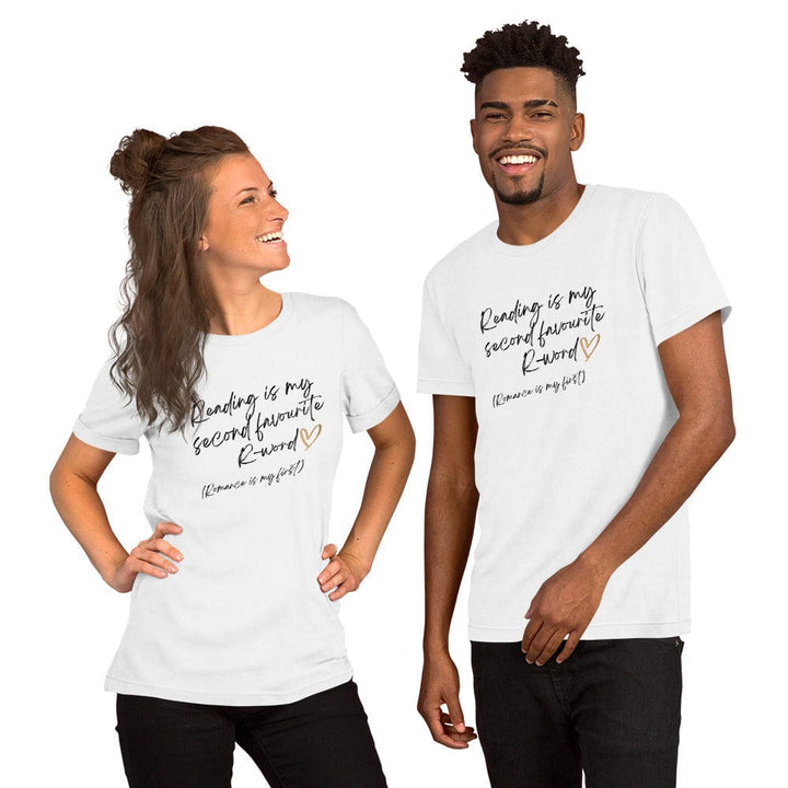 Evie Mitchell White / XS Reading is my second favourite R-Word - UK Spelling - Light T-Shirts